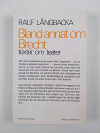 Bland annat om Brecht : texter om teater