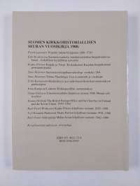 Suomen kirkkohistoriallisen seuran vuosikirja 78 (1988) = Finska kyrkohistoriska samfundets årsskrift
