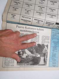 Farma Frmari 1986 heinäkuu - Paavo Kaitanen Oy tiedotuslehti / myyntiesite
