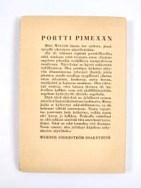 Portti pimeään : neljä näytöstä ja loppukuvaelma (signeerattu, tekijän omiste)