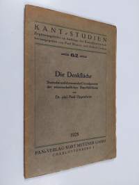 Die Denkfläche : statische und dynamische Grundgesetze der wissenschaftlichen Begriffsbildung