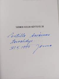 Liedon murretta (signeerattu, tekijän omiste)