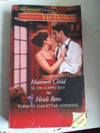 Harlequin viettelys tupla 2007 , Maureen Child-Se on loppu nyt/Heidi Betts-Perintö ilmoittaa lehdessä