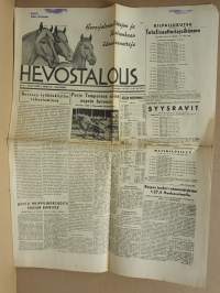 Hevostalous nro 33 tiistaina elokuun 19. päivänä  1958