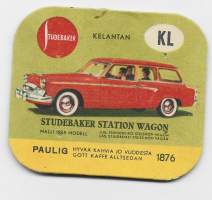 Studebaker Wagon - keräilykuva, kahvipakettikuva  -