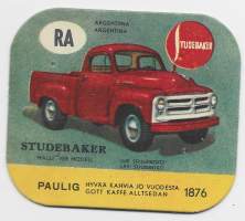 Studebaker Wagon - keräilykuva, kahvipakettikuva  -