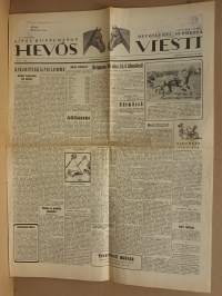 Hevosviesti nro 31 keskiviikkona heinäkuun 30. 1958