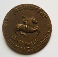 Uusi Suomi 1847-1947 100 v Suomatar  (Gerda Qvist) mitali ,   taidemitali  55  mm