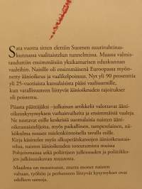 Piiasta päättäjäksi, Naisten äänioikeus 100 vuotta
