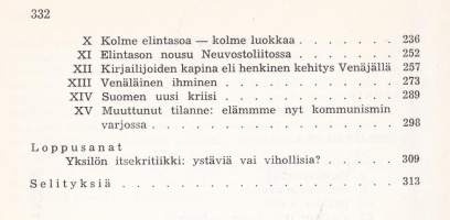 Elän Venäjän varjossa, 1959.  Kertomus olemassaolontaistelusta. &quot;Venäjää ei järjellä käsitetä. Sillä on oma rakenteensa.&quot; Tjuttshev
