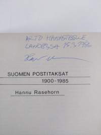 Suomen postitaksat 1900-1985 (signeerattu, tekijän omiste)
