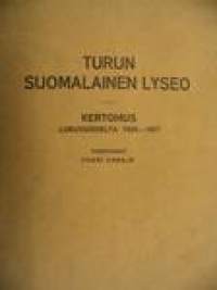 Turun Suomalainen Lyseo kertomus lukuvuodelta 1926-27