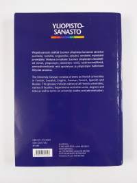 Yliopistosanasto = Universitetsordlista = University glossary = Universitätsglossar = Lexique des universites = Vocabulario universitario = Slovar&#039; universitetski...