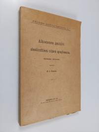 Alkusuomen genitiivi absoluuttisen nimen apuglossana : semologinen tutkimuskoe