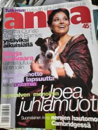 Anna 45/2000 Birgitta Öunap, upea juhlamuoti, Merja Larivaara, huostaanotto (7.11.)