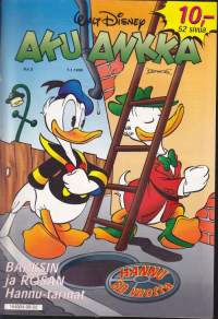 Aku Ankka 1998 N:o 2 (7.1.1998). Erikoisnumero: Hannu Hanhi 50 vuotta. Barksin ja Rosan Hannu-tarinat.