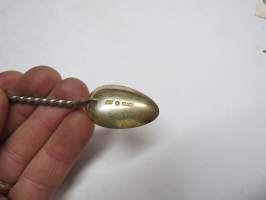 &quot;9&quot; -numerolusikka, leimattu JAO - NS (new silver nysilver = alpakkaa)