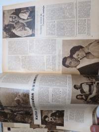 Elokuva-Aitta 1952 nr 1, kansi Deborah Kerr, Synnin uhri, Marlon Brando, Eija &amp; Veikko Itkonen, Miestä vaihtaen tähdeksi - Ava Gardner, Yvonne de Carlo