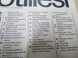 Kotiliesi 1972 nr 6 maaliskuu II, Antti Lampisuo - tämä on yksi tapa asua, Dora Jung, Coco Chanel, yksinhuoltaja, katso tarkemmin sisällysluettelo