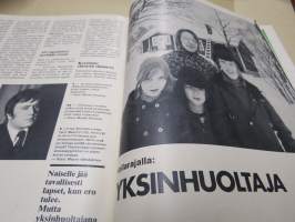 Kotiliesi 1972 nr 6 maaliskuu II, Antti Lampisuo - tämä on yksi tapa asua, Dora Jung, Coco Chanel, yksinhuoltaja, katso tarkemmin sisällysluettelo