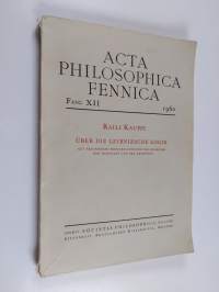 Acta philosophica fennica XII - Über die Leibnizsche Logik : mit besonderer Berücksichtigung des Problems der Intension und der Extension