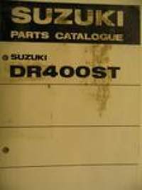 Suzuki DR400ST parts catalogue varaosaluettelo