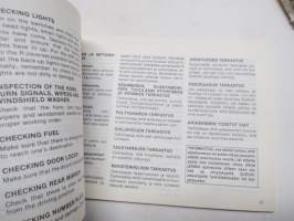 Suzuki Carry K - Carry VT 1983 -käyttöohjekirja / owner´s manual / bilägarhandbok
