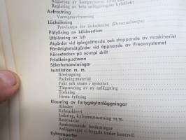 Instruktionsbok till fartygskylmaskiner