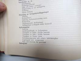Instruktionsbok till fartygskylmaskiner