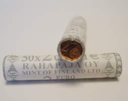 2 Euro cent   Suomen Rahapajan rulla OO  50 kpl