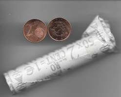 2 Euro cent   Suomen Rahapajan rulla avattu n 45 kpl
