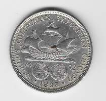 USA Half Dollar  1893  kolikko  hopeaa