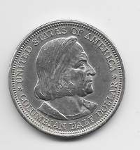 USA Half Dollar  1893  kolikko  hopeaa