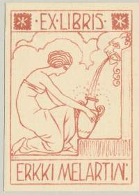 Säveltäjä Erkki Melartin (1875-1937)  - Ex Libris