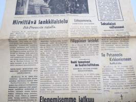 Tappara - Kannaksen joukkojen rintamalehti 1944, nr 862, ilmestynyt 25.10.1944 -front magazine