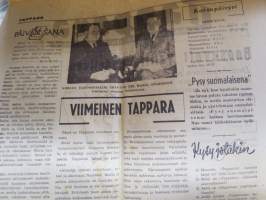 Tappara - Kannaksen joukkojen rintamalehti 1944, nr 875, ilmestynyt 9.11.1944, viimeinen numero