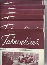 Talouselämä 1950 nrot 10,16,19,22,27-28,39,42,43,44,46,48 ja 50  yht  12 lehteä