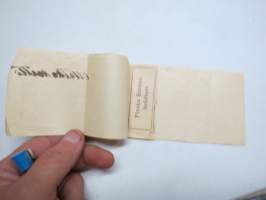 Finkska Statens Brödkort 1917 - Kommun Turku - Åbo -päiväkorttien vihko / kannet