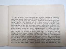 Kapten Lemuel Gullivers Resa till Kämparnes land - En underhållande berättelse för barn - Med 6 kolorerade planscher - ruotsinkiel. Gulliverin matkat, 6 väriplanssia