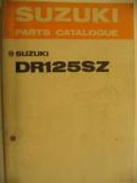 Suzuki DR125SZ parts catalogue varaosaluettelo