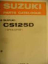 Suzuki CS125D CF41A/CF41B parts catalogue varaosaluettelo