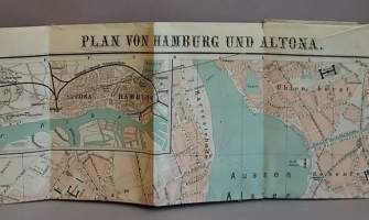 Plan von Hamburg und Altona. (Vanhat kartat, keräily)