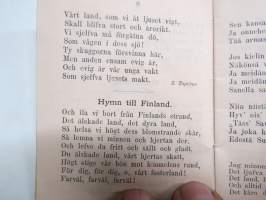 Text till Finska Sångarkören MM´s (Muntra Musikanter) Student-Konserter i Stockholm 1886