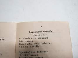 Text till Finska Sångarkören MM´s (Muntra Musikanter) Student-Konserter i Stockholm 1886