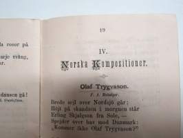 Text till Finska Sångarkören MM´s (Muntra Musikanter) Student-Konserter i Stockholm 1886