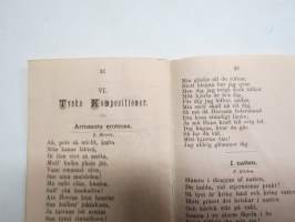 Text till Finska Sångarkören MM´s (Muntra Musikanter) Student-Konserter i Stockholm 1886