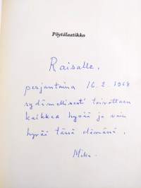 Pöytälaatikko : Muistoja ja muistiinpanoja 1945-1967 (signeerattu, tekijän omiste)