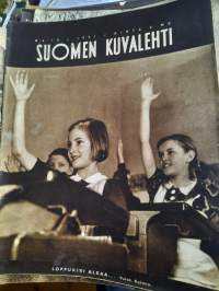 Suomen Kuvalehti 1941 nr 18 kärsimysten tie, kotimaan kuvia, ministeri Arola, Raatteen tiellä
