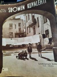 Suomen Kuvalehti 1947 no 21. (24.5.) laitakaupungin kevättä, sähkösilmä, ken kantaa Kalevalaa