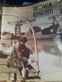 Suomen Kuvalehti 1947 no 18. (3.5.)miksi karamellit viedään muihin maihin?, Suomen Punainen Risti, kevätmessut